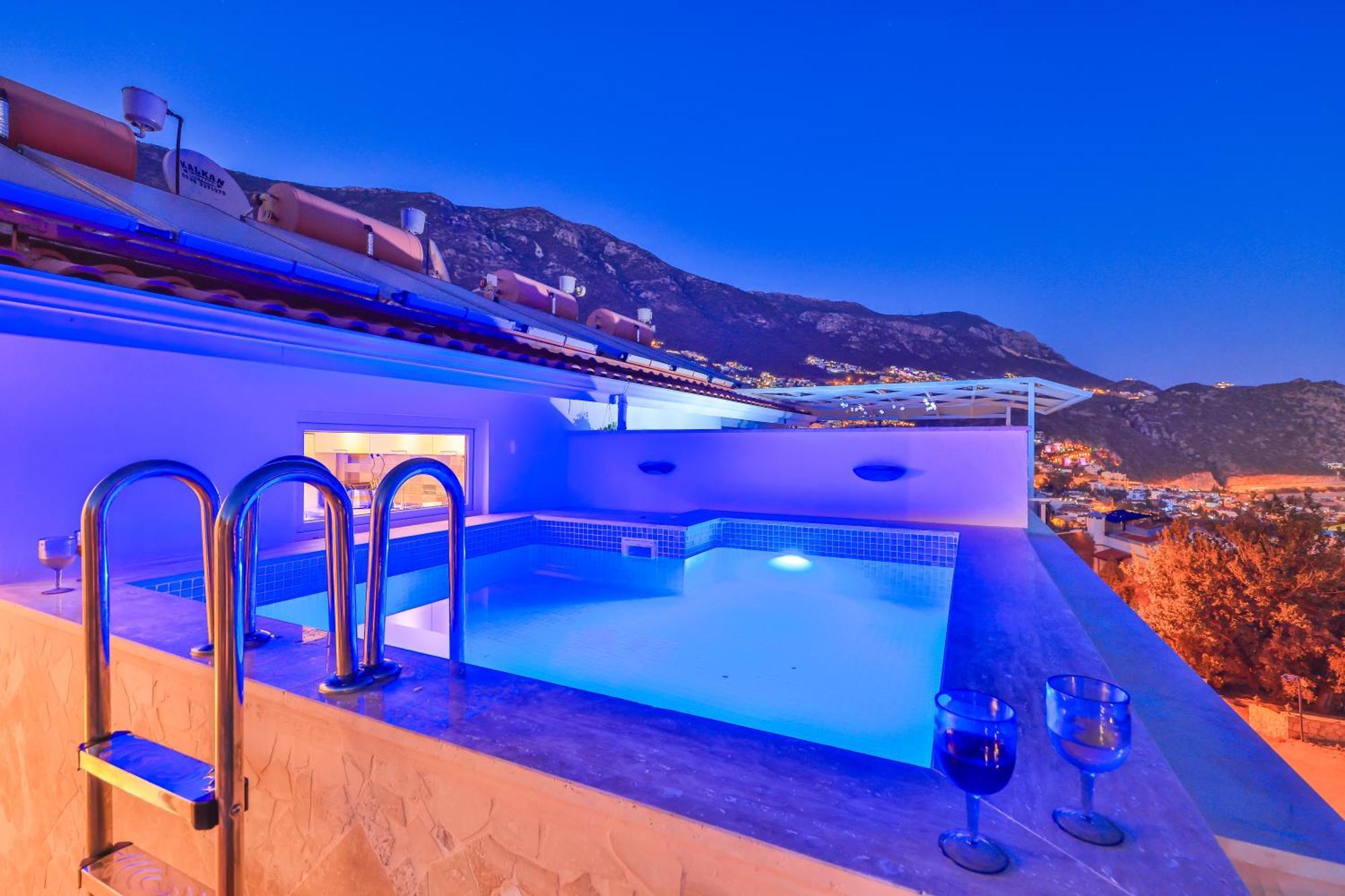 Olive View Penthouse Apartman Kalkan Kültér fotó
