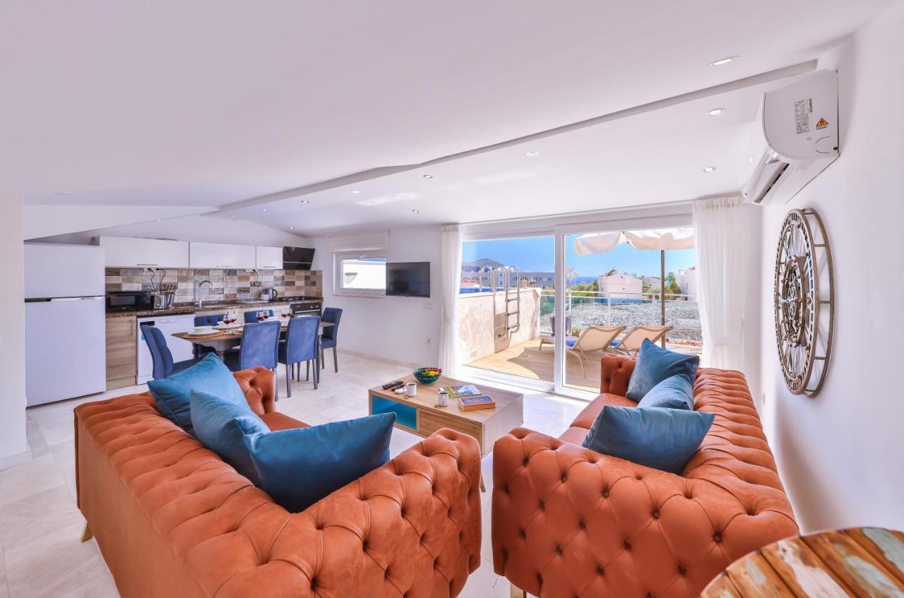 Olive View Penthouse Apartman Kalkan Kültér fotó